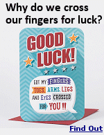 People have been crossing their fingers for luck for centuries.